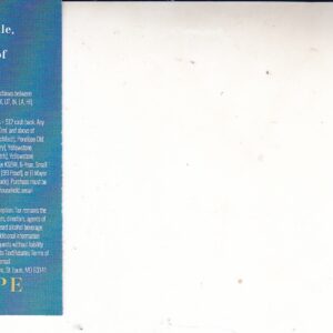Text/Scan - Penelope Boubon (3) crt 4/1 to 9/20 submit 9/30/26 good all States void TX IN $20 PayPal or Venmo (blue tag)