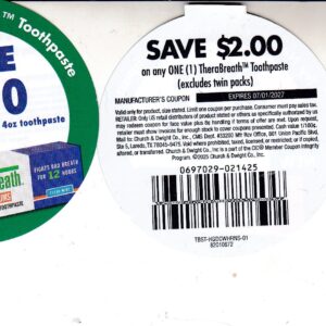 TheraBreath Toothpaste (1) 7/1/27