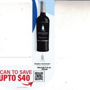 Text/Scan- New Cupcake, Chloe, Robert Mondavi Dreaming Tree good CA + most states submit by 12/31/26 $40