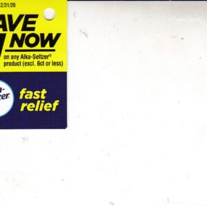 Alka-Seltzer (1) 12/31/26