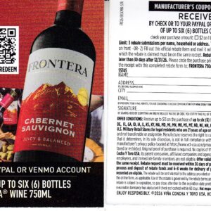 New Frontera CA OH GA + more pm 1/30/2027 3 per HH $13