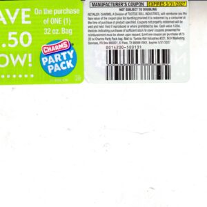 Charms 32 oz Bag Candy (1) 5/31/27