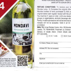 New CK Mondavi pm 9/15/26 Laredo TX $24