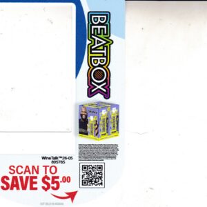 Text/Scan – New BeatBox Drinks (1) do by 8/15/26 $5 PayPal or Venmo
