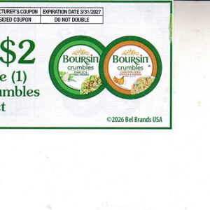 Boursin Crumbles (1) 3/31/27