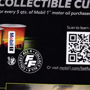 New Mobil Oil 5 Qts or 1 Gal. crt 5/1 – 8/31/26 $5