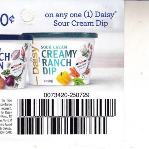 Daisy Sour Cream Dip any (1) 12/31/26