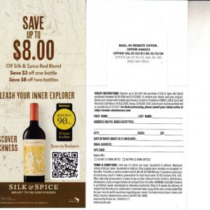 New Silk & Spice good CA MA MI NY WA pm 1/31/27 Tempe AZ Scan or Mail $8