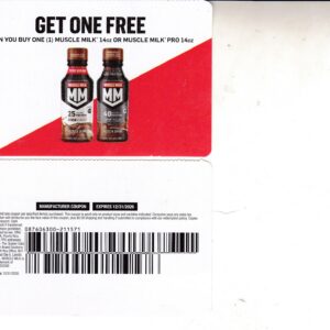 Muscle Milk B1G1Free 12/31/26