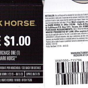 Dark Horse wine (1) 8/31/26