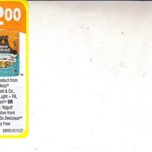 Bear Naked Cereal (1) + Yogurt 3/31/27