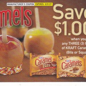Kraft Caramels (3) 3/31/27