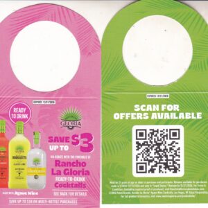 Text/Scan - New Ranco La Gloria Cocktails 12/31/26 $36