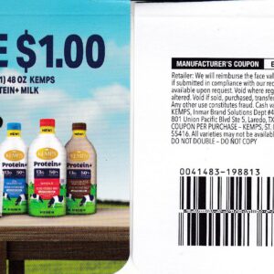 Kemp’s Protein Milk (1) 12/31/26