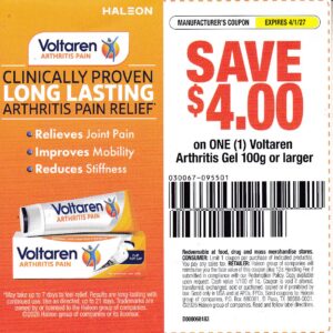 Voltaren Arthritis (1) 4/1/27