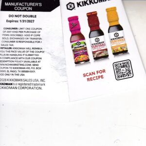 Kikkoman Sauce any (1) 1/31/27
