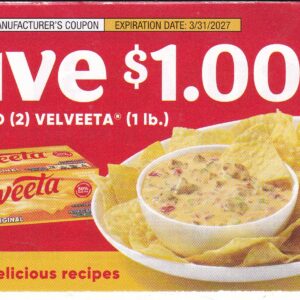 Velveeta 1 lb (2) 3/31/27